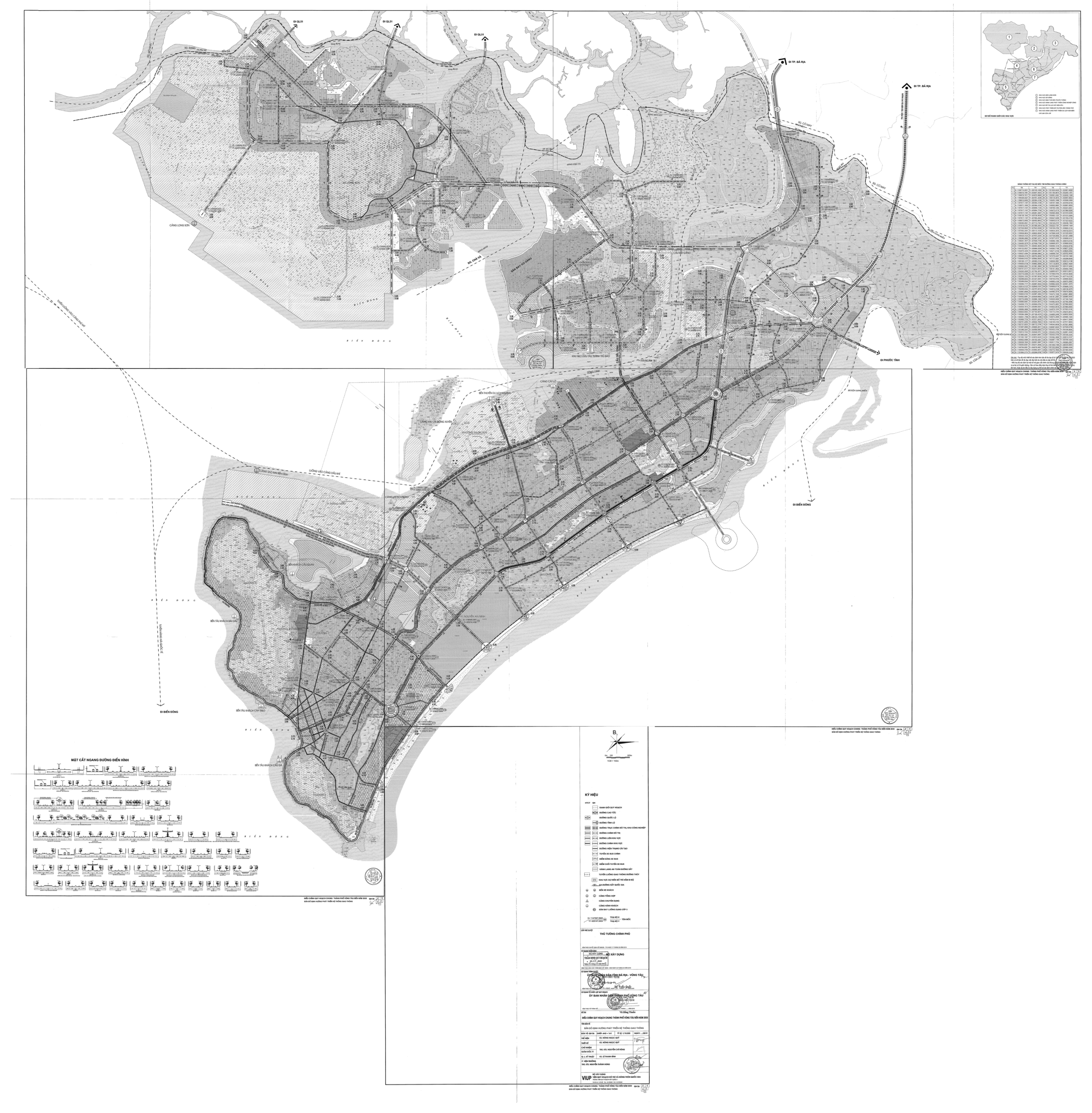 Bản đồ quy hoạch thành phố Vũng Tàu 2035