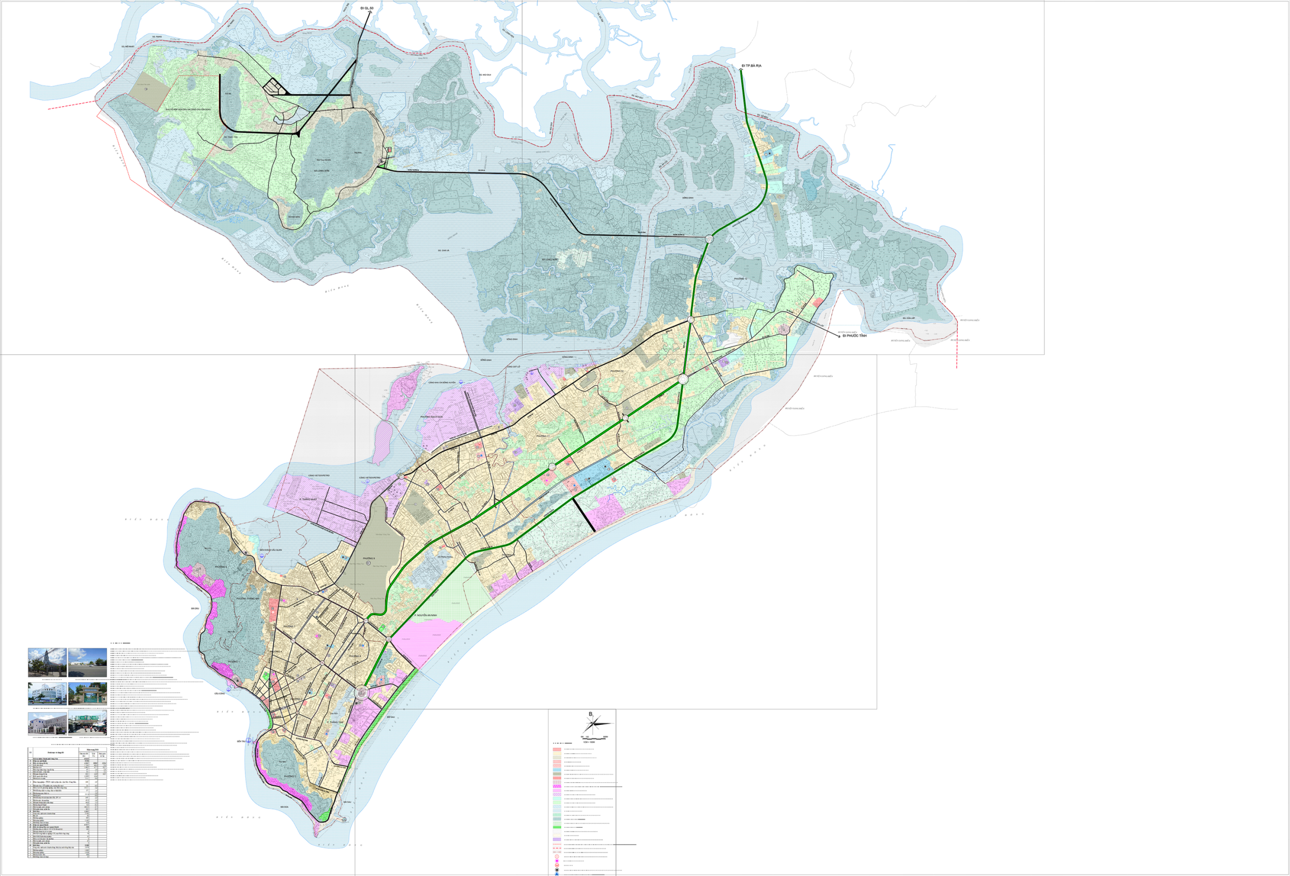 Bản vẽ hiện trạng Bản đồ quy hoạch thành phố Vũng Tàu 2035