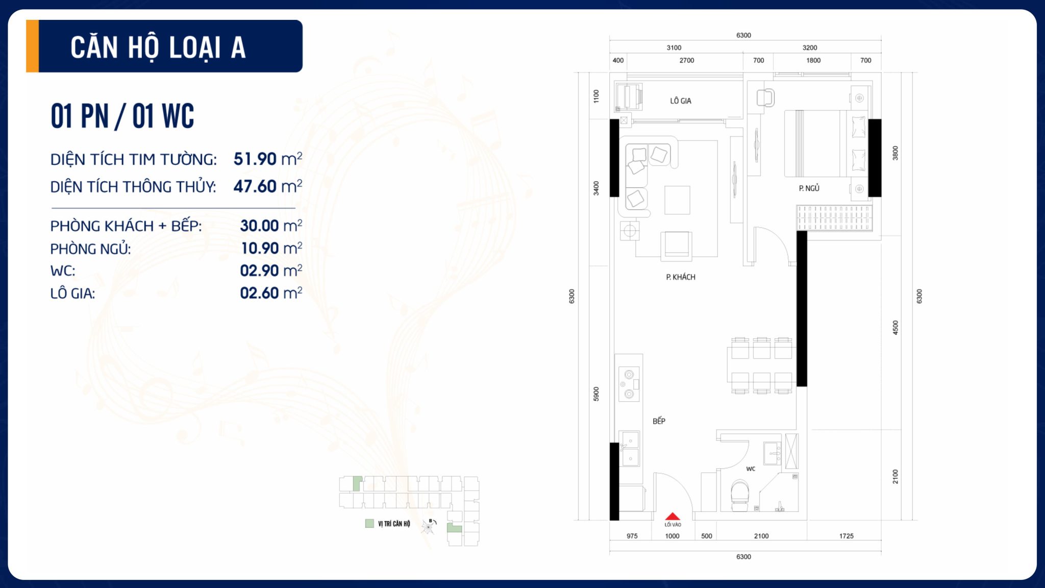 mat bang can ho symlife thuan an loai a