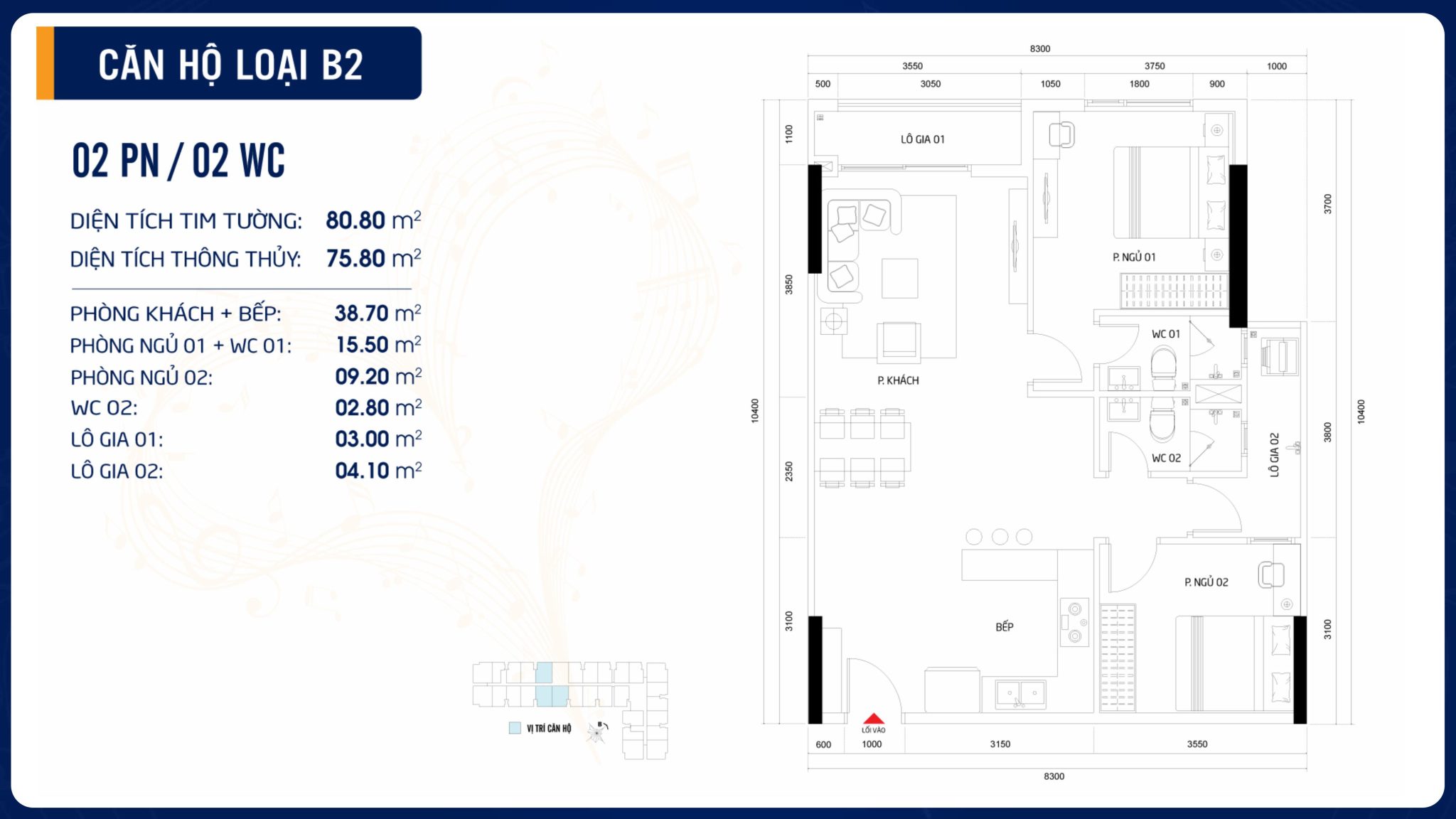mat bang can ho symlife thuan an loai b2