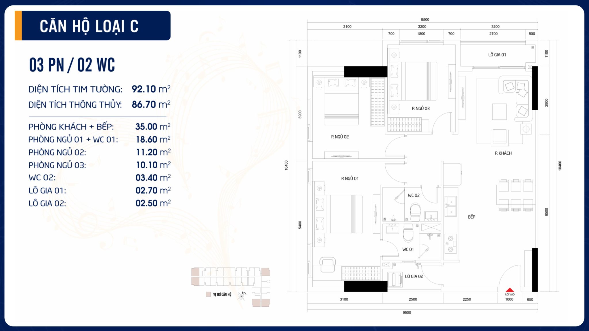 mat bang can ho symlife thuan an loai c
