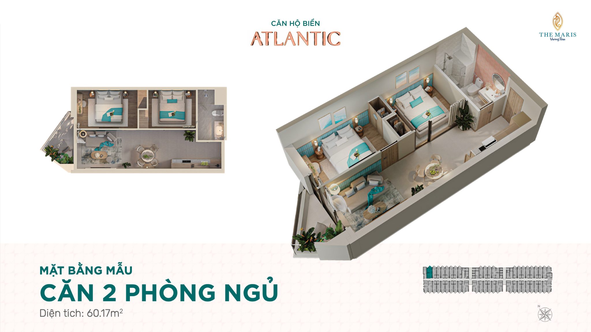 mat bang can ho 2pn 60m atlantic vung tau