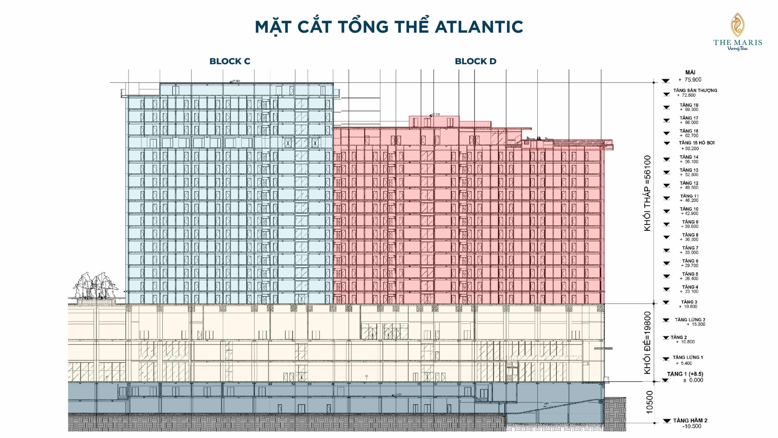 mat bang cat thap can ho atlantic